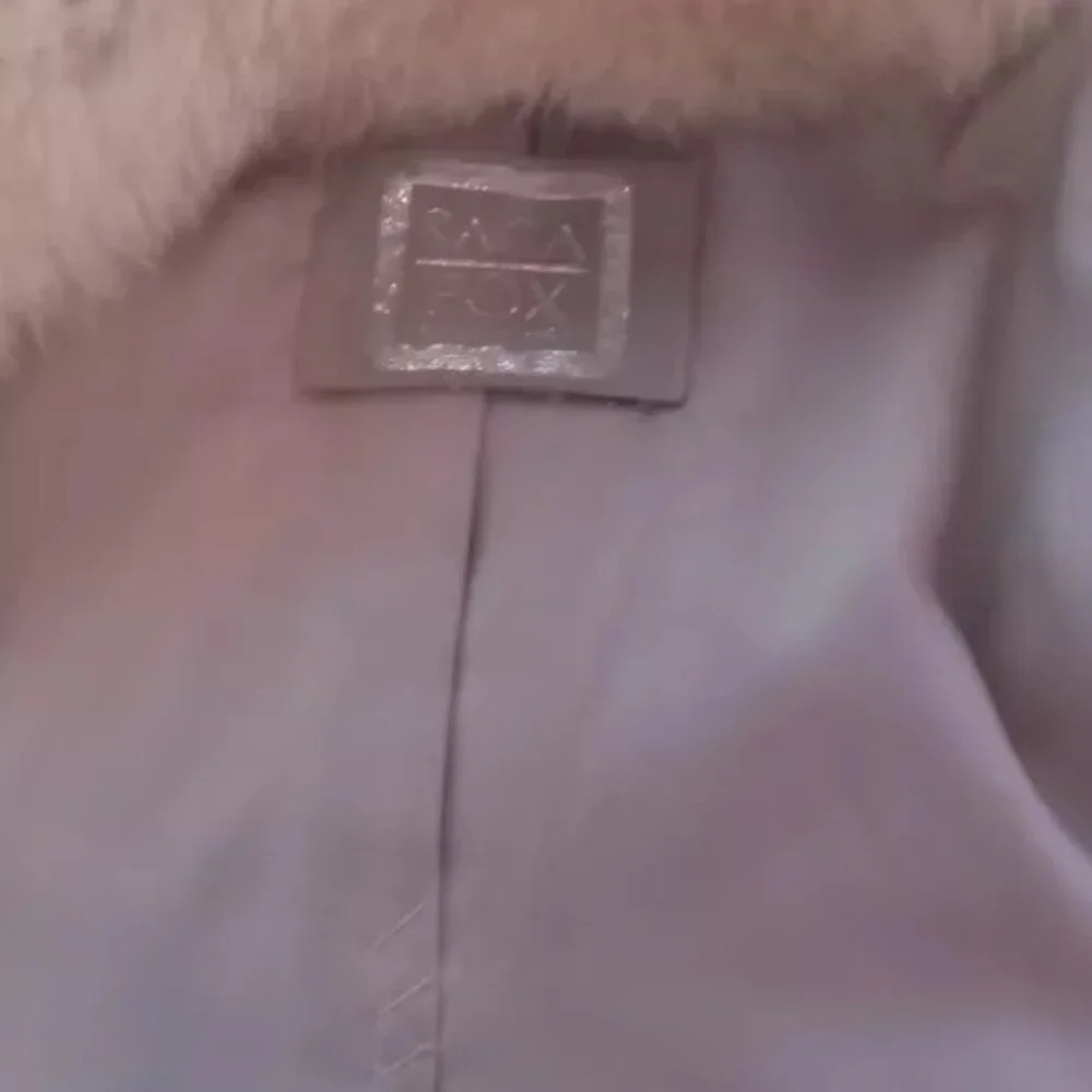 Full Length Beautiful Silver Fox Coat Thick Plush Pellets Medium - Picture 3 of 6